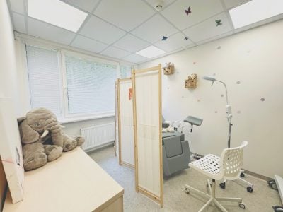 Barnahus Lithuania medical examination room