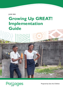 IMAGE - Growing up GREAT! Implementation Guide